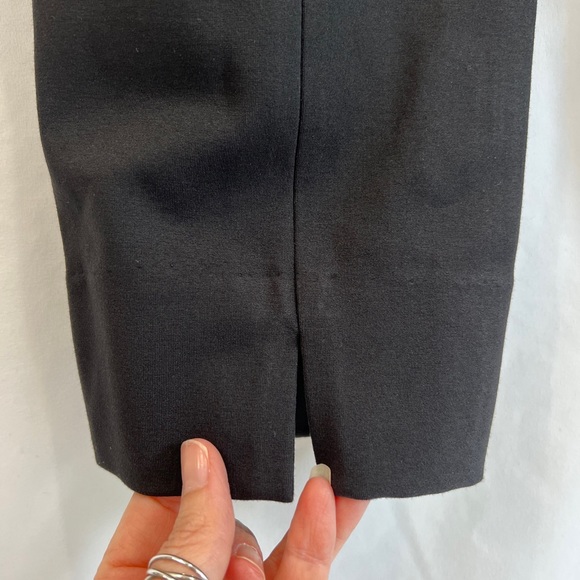 Quince Ultra Stretch Ponte Knit Pintuck Ankle Pants Side Zip GUC - Picture 6 of 8